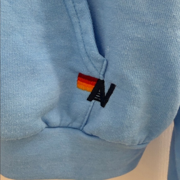 Aviator Nation 5 Stripe Zip Unisex Hoodie - Picture 3 of 5